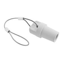 Wiring Device-Kellems HBLMCAPW 16 Series Heavy Duty Industrial Grade Protective Cap, For Use With 300/400 A 600 VAC/250 VDC Single Pole Male Device, Thermoplastic Elastomer, White