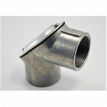 Bridgeport® 84-DC Pulling Elbow, 1-1/4 in Trade, 90 deg, Die Cast Zinc, Ball Burnished/Mirror Smooth
