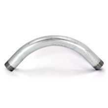 ECN/Korns GALELB1X90 Standard Radius Threaded Conduit Elbow, 1 in Trade, 90 deg, Steel, Galvanized