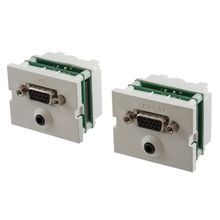 PREMISE WIRING iSTATION™ IM15311015OW 1.5-Unit VGA Extender, Specifications: Type 110 Connection, 75 ft L Distance, Thermoplastic, Office White