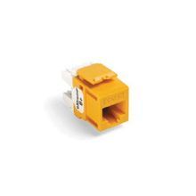 eXtreme® QuickPort® 61110-RY6 UTP Connector, Cat 6+ Module, Panel Mounting, 1 Ports, Plastic, Yellow