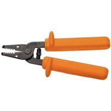 Klein® 11045-INS Insulated Wire Stripper, 18 to 10 AWG Cable, 6 in OAL, Steel Body