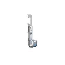 Caddy® CAT124Z34 CableCat J-Hook With Rod/Wire Clip, 3/4 in, 48 lb Capacity, Steel, Caddy® Armor/Pre-Galvanized