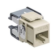 eXtreme® QuickPort® 6110G-RI6 Channel Rated Jack, 1 Port, Solid/Stranded Conductor, Plastic
