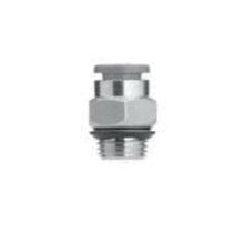 SMC® KQ2H07-U03 Male Connector With Gasket Seal, Connector, 1/4 x 3/8 in, Tube x Universal End Style, Brass