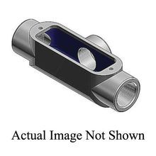 T&B® BlueKote® T18 Type T Conduit Body, 1/2 in Hub, 8 Form, 5.5 cu-in Capacity, Gray Iron, Epoxy Powder Coated/Zinc Coated