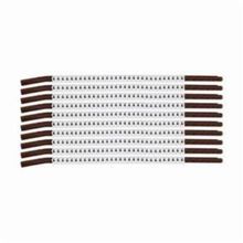 Brady® SCN15-4 Clip Sleeve™ Pre-Printed Wire Marking Sleeve, 0.154 to 0.177 in Wire, Nylon, 4 Legend