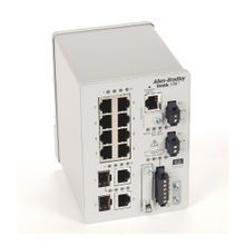 Rockwell Automation Stratix 5700 Switch, Managed, 8 Fast Ethernet Copper Ports, 2 Gigabit Ethernet Combo Ports, Full Software