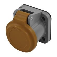 Wiring Device-Kellems HBLNCO 16 Series Weatherproof Protective Lift Cover, #1, For Use With 300/400 A, 600 VAC/250 VDC 1-Pole and Temporary Power Device, Nylon/PBT, Orange
