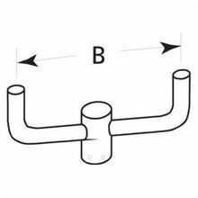 Hubbell® THB-21 Tenon Bullhorn Bracket, Steel