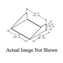 nVent HOFFMAN ESHA19 DACCY Solid Style Single Sided Shelf, 5-1/4 in H x 18.31 in W x 15 in D, 3 Rack Unit, Aluminum