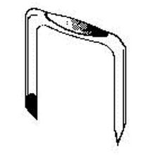 Impact Staples® I10G Non-Insulated Standard Cable Staple, 14 AWG, 12 AWG Cable, Steel, Unplated