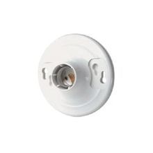 Leviton® 8829-CW4 Keyless Ceiling Receptacle Lampholder, 660 W Wattage, 600 VAC, Medium Lamp Base, Incandescent Lamp