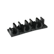 SMC® TM-08 Multi-Tube Holder, For Use With Multi-Tube Connector, Polypropylene, Black, Import