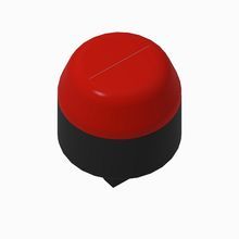 Allen-Bradley 855PD-B20LEH4722 2 Ckt Panel Mount Alarm, 240V AC, 65 mm Diameter, Half Lens, Red, Clear, 22.5 mm Round Mounting Hole
