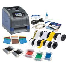 Brady® I3300-LEAN-KIT BradyPrinter i3300 Lean 5S Kit with Software, Color LCD Touch Screen, Auto Cutter, Color: Blue, Gray