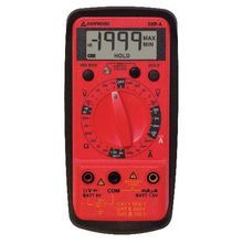 Amprobe® 5XP-A AC/DC Compact Full Purpose Digital Multimeter, 200 mA, 1000 VDC/750 VAC, 20 MOhm Measuring, 200 mVAC/VDC, 2/20/200/600 VAC/VDC, 1000 VDC, 750 VAC, 200 uA, 2/20/200 mA, 200 Ohm/2/20/200 kOhm/2/20 MOhm Resistance, Backlit LCD Display