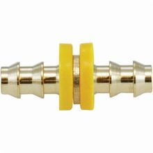 Midland Industries 30302 Hose Splicer, Splicer, 1/2 in, POHB End Style, CA360 Brass, Import Domestic/Import