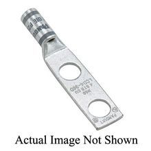 Panduit® Pan-Lug™ LCD500-12-6 2-Hole Compression Lug, 500 kcmil Copper Conductor, Die Code: P87, 1/2 in Stud, Copper