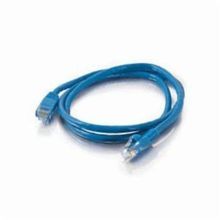 Quiktron® 576-110-010 Value Series Booted Patch Cord, Category: Cat 6, 24 AWG Stranded Copper Conductor, 10 ft Cord Length, Blue
