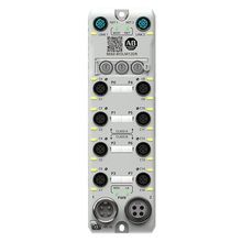 Allen-Bradley 5032-8IOLM12DR IO Link Master,  5032 AmorBlock,  8 M12 A code I/O Port,  EtherNet/IP,  M12 X Code network port,  Mini Aux Power port