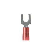 Panduit® Pan-Term® PN18-6F-C Type PN-F Insulated Loose Piece Fork Terminal, 22 to 18 AWG Conductor, 0.78 in L, Copper