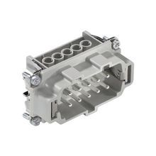 EPIC® 10192000 HBE Rectangular Plug, 10PE Positions, 0.5 to 2.5 sq-mm Wire, Polycarbonate Housing Material