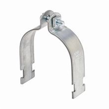 B-Line B2015ZN B2000 2-Piece Pipe Clamp, 3 in, For Use With Rigid Conduit, 12 ga Steel, Zinc Plated
