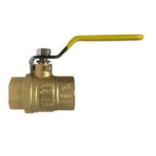 Midland Industries 940174 3/4 in 600 Wog Full Port Ball Valve, Brass