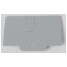 Allen-Bradley 1492-EBP6 End Barrier, For Use With: Push-In Terminal Block, Gray