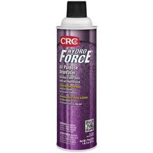 CRC® 14406 HYDROFORCE® All Purpose Degreaser, 18 Wt oz, 20 oz Aerosol Container, Water Based, Non-Flammable, Clear/Yellow, Pleasant, Liquid Form