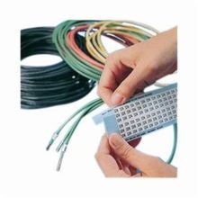 Brady® WM-3-PK WM Series Pre-Printed Wire Marker Card, 1-1/2 in Marker Length, Black/White Legend/Background, Vinyl Cloth, 36 Markers per Card
