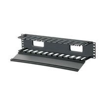 Panduit® WMPF1E Horizontal PatchLink™ Cable Manager, Rack Mount, ABS, Black