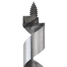 Lenox® 145510081816 Ship Auger Bit, 1-1/8 in Dia, 18 in OAL, 12 in Flute Length, Spiral Flute, 1/2 in Shank