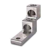 ABB Blackburn® ASL60-22 Type ADR-ALCUL Dual Rated Mechanical Connector Lug, 2 AWG to 600 kcmil Aluminum/Copper Conductor, 13/32 in Stud, 2 Bolt Holes, Aluminum