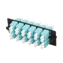 Panduit® Opticom® FAP12WAQDLCZ Fiber Adapter Panel, 12 Ports, OM3/OM4 Category, Zirconia Ceramic