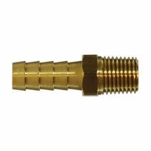 Midland Industries 32013 Rigid Adapter, Adapter, 3/8 in, Hose Barb x MNPTF End Style, Brass, Import Domestic/Import