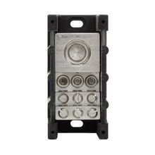 Bussmann 16376-1 Power Distribution Block, 600 VAC/VDC, 420 A, 1 Pole, 14 to 2 AWG Wire
