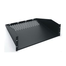 Middle Atlantic® U317 Utility Vented Rack Shelf, 5-1/4 in H x 19 in W x 17-3/4 in D, 3 Rack Unit, Steel