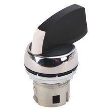 Rockwell Automation 800FM-HM32 Non-Illuminated Selector Switch, Knob Lever Operator, Black