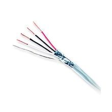 Honeywell 32151112 Type CMP/FT6 Overall Shielded Low Voltage Cable, 300 VAC, (4) 18 AWG Stranded Bare Copper Conductor, 1000 ft L