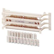 PREMISE WIRING SPEEDGAIN® 110BLK100BWL Wiring Block With Legs, 110 Style Block, 100 Pair Count, Category: Cat 5e, White