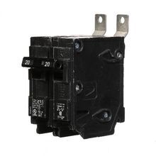 Siemens SpeedFax™ B220H Molded Case Circuit Breaker, 120/240 VAC, 20 A, 22 kA Interrupt, 2 Poles, Thermal Magnetic Trip