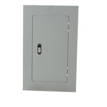 Siemens S32B Fas-latch Panelboard Front, 32 in L x 20 in W, For Use With 250 A (S1) Sentron Convertible Main Lug/Main Breaker Panelboard, Steel, Surface Mount
