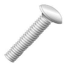 Cully™ 55516 Carriage Bolt, Measurement System: Imperial, 3/8-16 Thread, 1 in Length Under Head, Steel, Zinc Plated