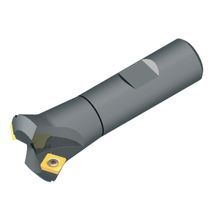 Kennametal® 1023680 Positive Indexable Chamfer Mill, 0.75 to 1.27 in Diameter Cutting, 3/4 in Shank Diameter, 3-1/4 in OAL, SDEB 26152 Insert, 0.136 in Maximum Depth of Cut, 60 deg Lead Angle, 2.0299 in Shank Length, No Through Coolant