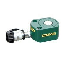 Simplex® RFS100 RFS Flat Jack Hydraulic Cylinder, 100 ton Capacity, 0.63 in Stroke Length, Spring Return Retract