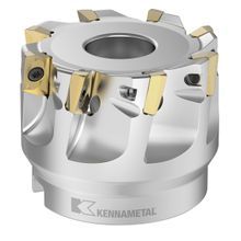 Kennametal® 3745042 Mill 1-10™ Indexable Square Shoulder End Mill, 2 in Diameter Cutting, EC/EP Insert, Right Hand Cutting Direction, 3/4 in Modular Connection, 0/90 deg Lead Angle, 0.389 in Maximum Depth of Cut, Yes Through Coolant