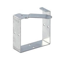 Hoffman F22GUCGV F40GF Universal U-Connector, For Use With 2-1/2 x 2-1/2 in NEMA 1 Lay-In Wireway, Steel, Galvanized