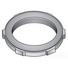 O-Z/Gedney SLG-75S Liquidtight Sealing Locknut With Integrally Fused Gasket, 3/4-14 For Use With: IMC/Rigid Conduit Fittings, Steel, Zinc Plated